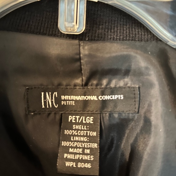 Black Ruffled Women's Jacket - Picture 3 of 7